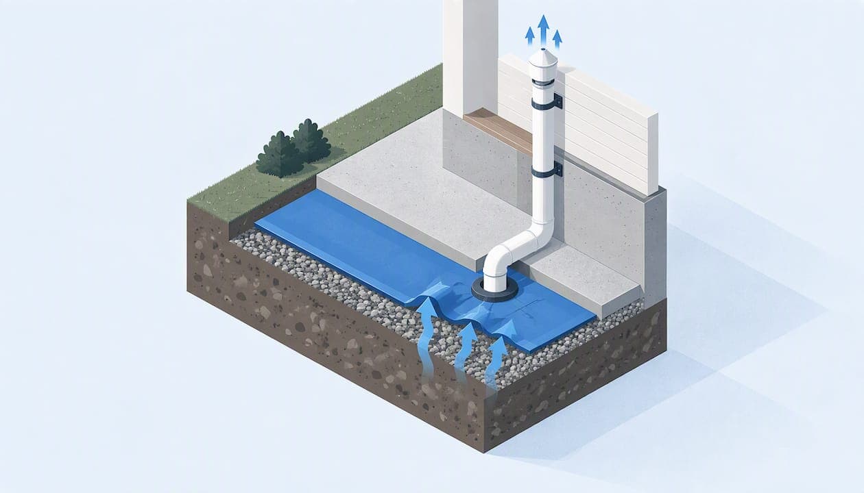 Radon Vapor Barrier: What It Does and What It Can't